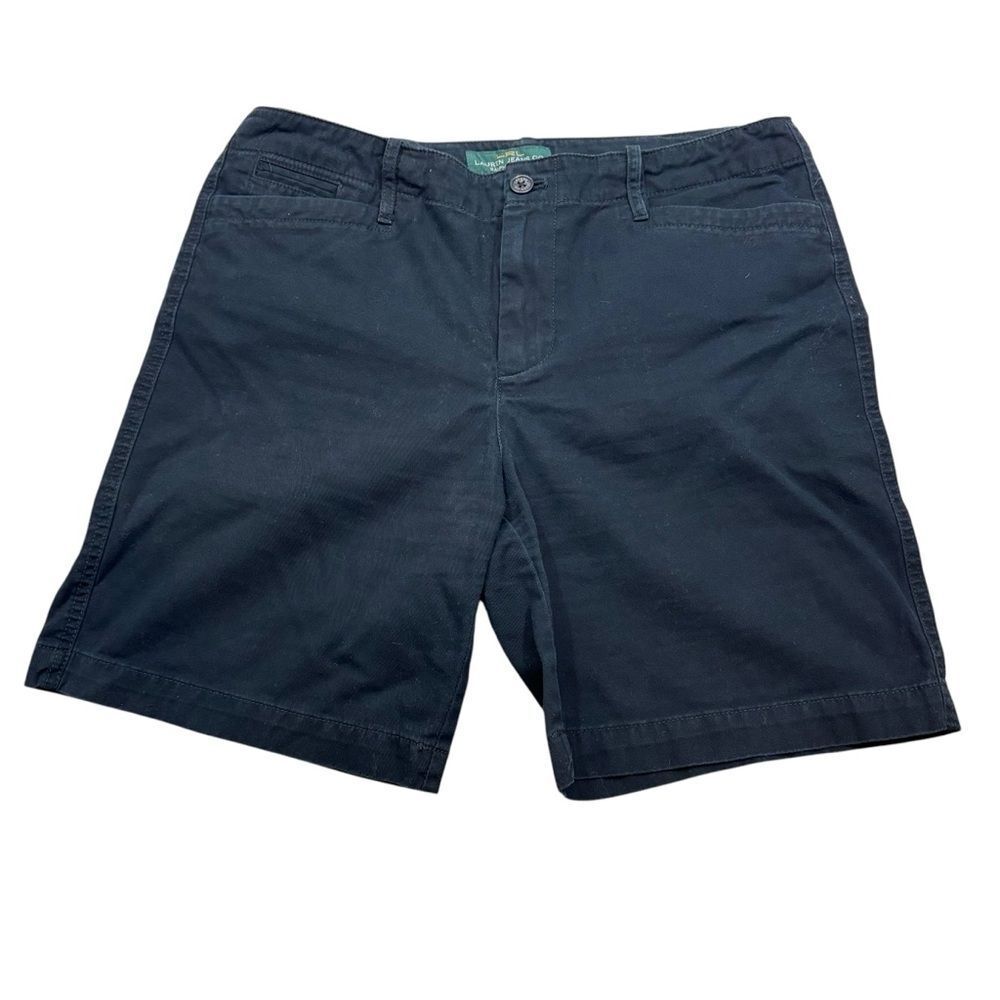 Ladies Lauren‎ Ralph Lauren Jeans Black Chino Shorts Size 10